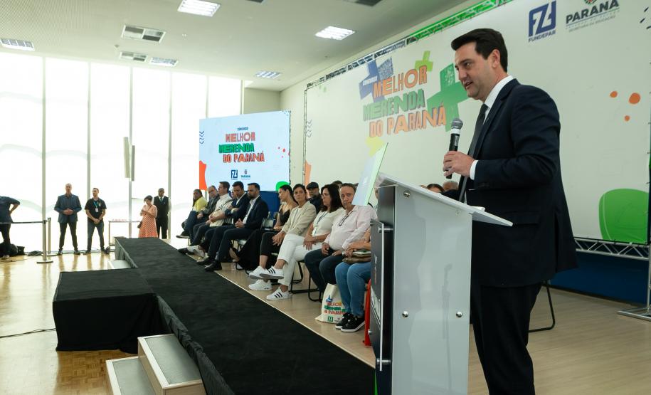 Anúncio das vencedoras do concurso Melhor Merenda do Paraná