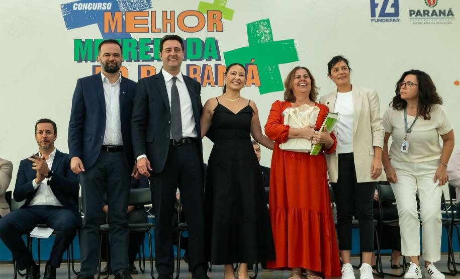O Governo do Paraná premia as vencedoras do Concurso "A Melhor Merenda do Paraná".