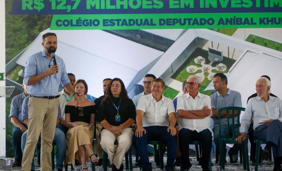 Com investimento de R$ 12,7 milhões, Estado inaugura o Colégio Aníbal Khury em Guaratuba