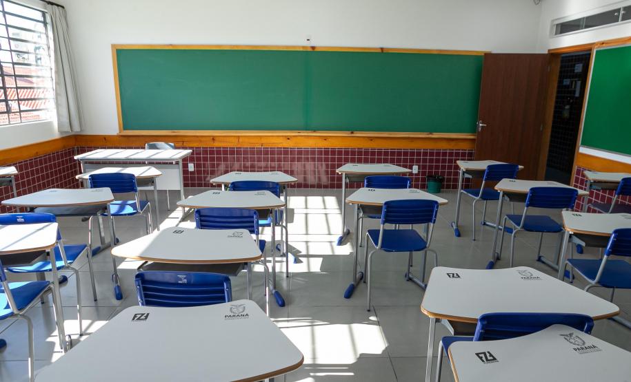 O governador Carlos Massa Ratinho Junior inaugurou nesta terça-feira (11) a nova unidade do Colégio Estadual Jardim Gisella, em Toledo, no Oeste do Paraná.