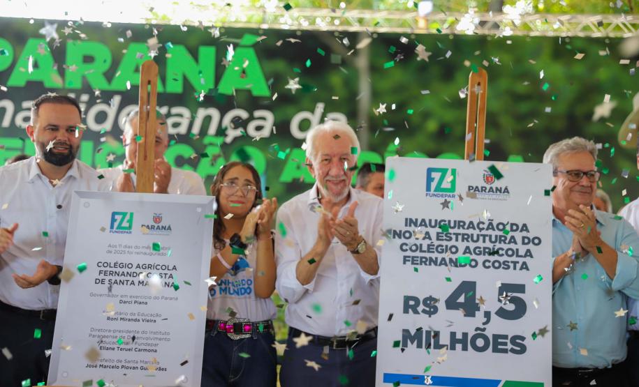 Após incêndio e grande revitalização, Colégio Agrícola de Santa Mariana é reinaugurado