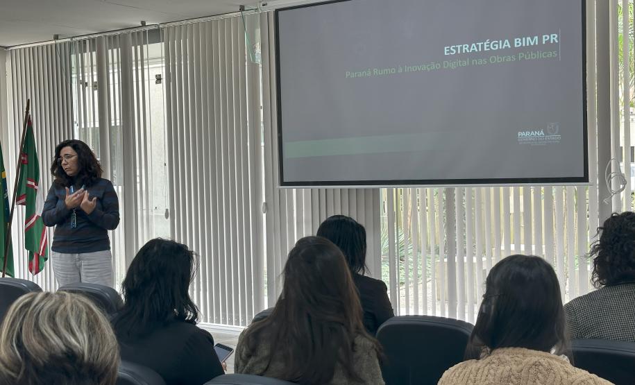 A diretora-presidente do Fundepar, Eliane Carmona, falou sobre a implantação do BIM