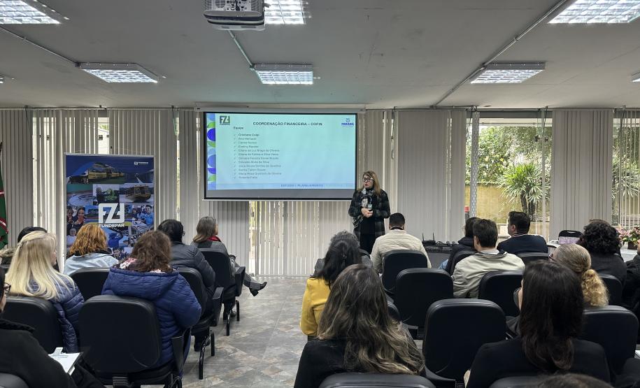 Capacitação reúne mais de 100 servidores do Fundepar em dois dias de formação