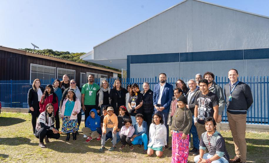 Com novas salas e tecnologia, escola indígena de Pontal do Paraná avança na qualidade da educação