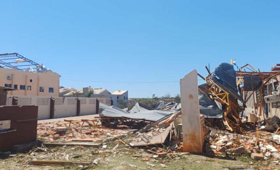 Governo libera recursos para acelerar reconstrução de escolas afetadas pelo tornado