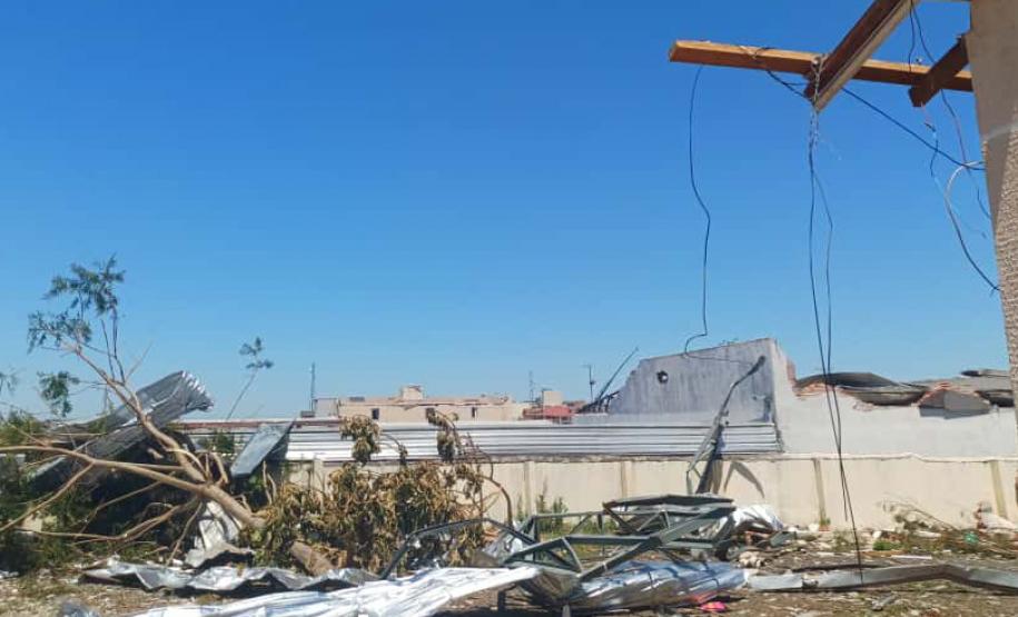 Governo libera recursos para acelerar reconstrução de escolas afetadas pelo tornado